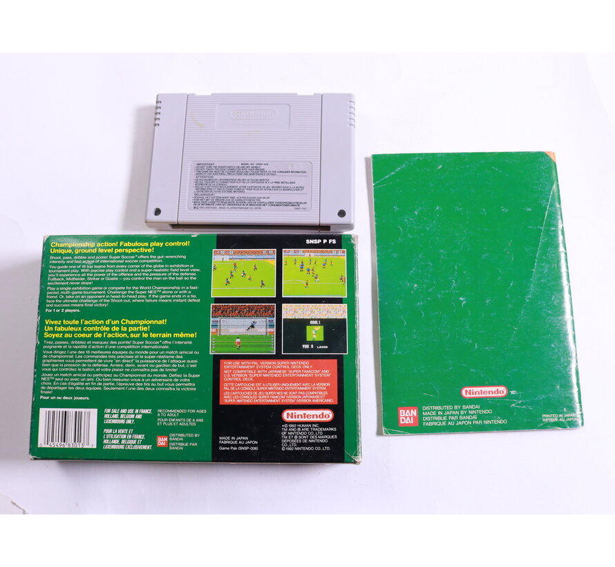 SNES - Super Soccer - Boxed CIB