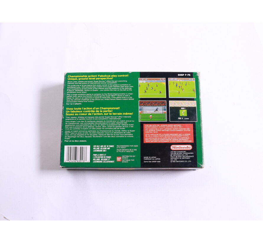 SNES - Super Soccer - Boxed CIB