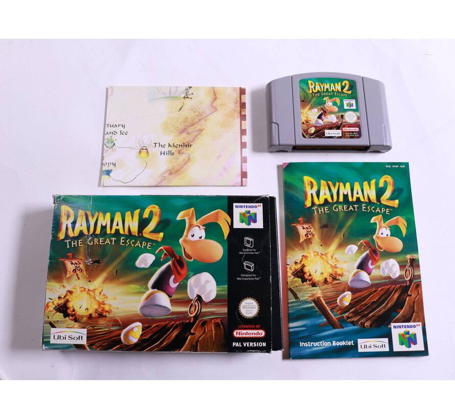 N64 - Rayman 2 The Great Escape - Boxed CIB