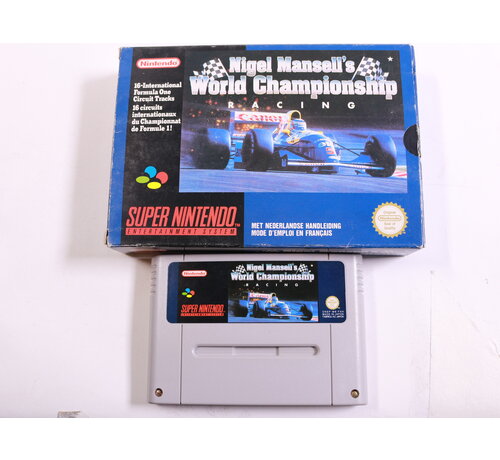 Gremlin Graphics SNES - Nigel Mansell's World Championship Racing - Boxed