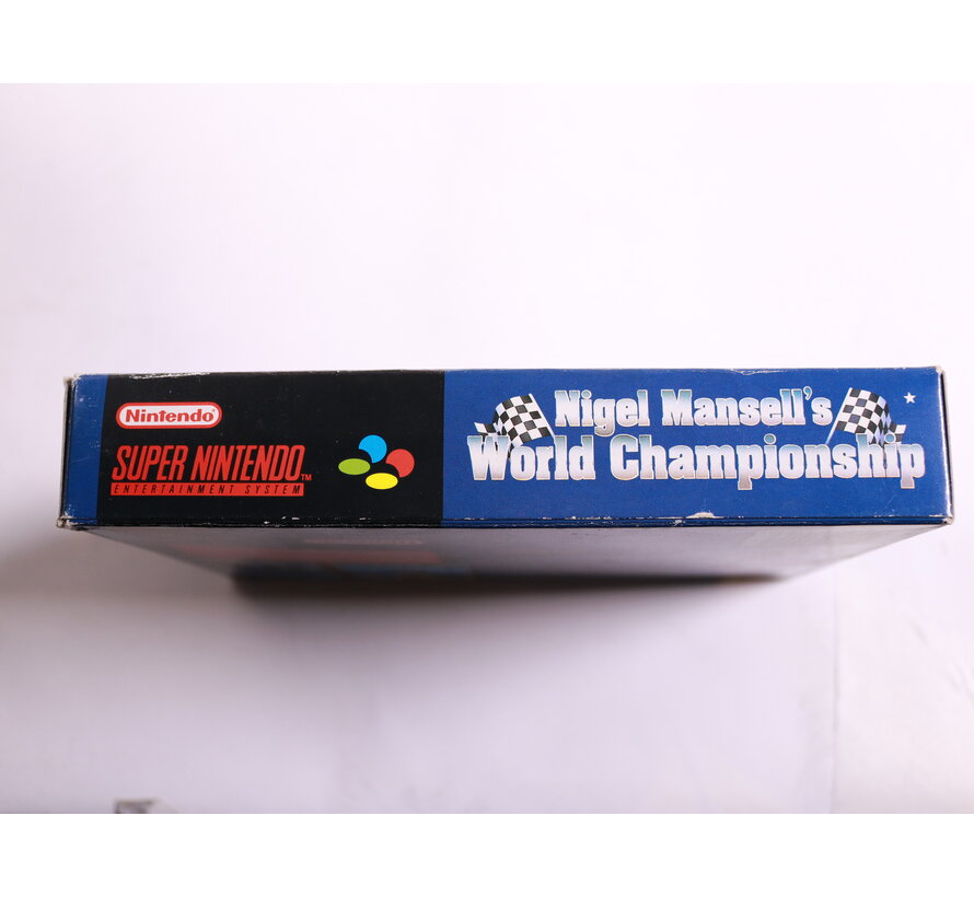 SNES - Nigel Mansell's World Championship Racing - Boxed