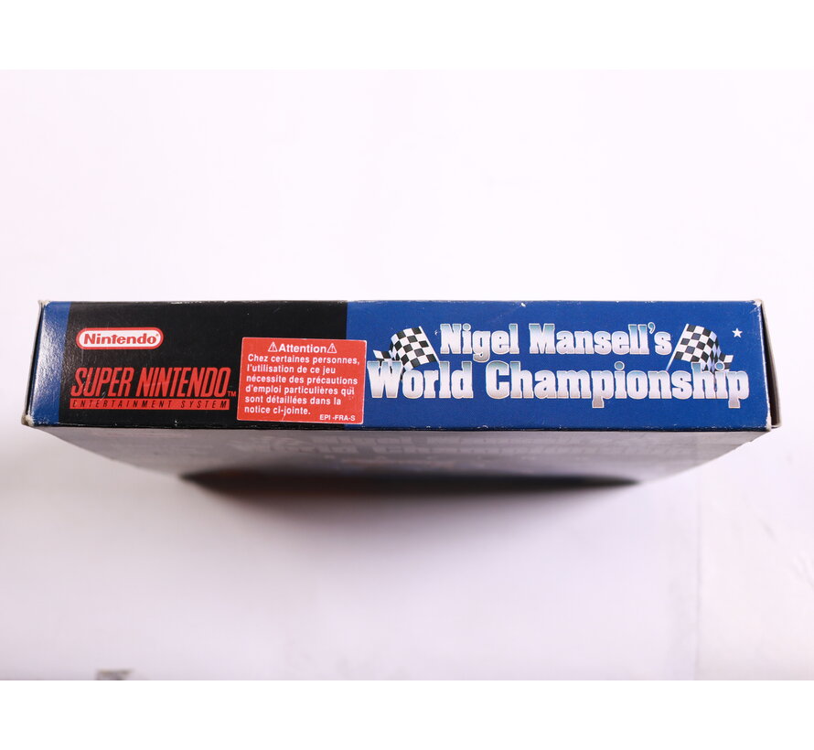 SNES - Nigel Mansell's World Championship Racing - Boxed