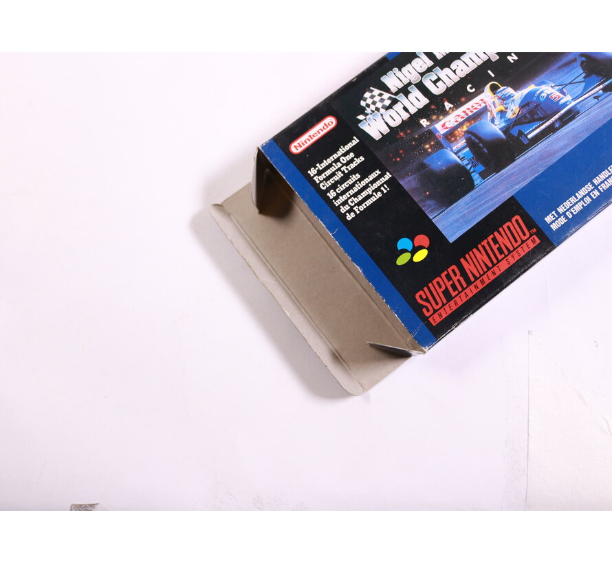 SNES - Nigel Mansell's World Championship Racing - Boxed