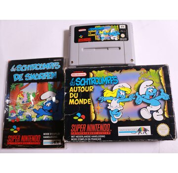 Infogrames SNES - Les Schtroumpfs: Autour du Monde - Boxed CIB