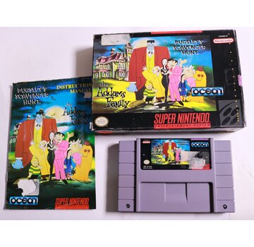 Ocean Software SNES - Addams Family Pugsley's Scavenger Hunt - USA - Boxed CIB