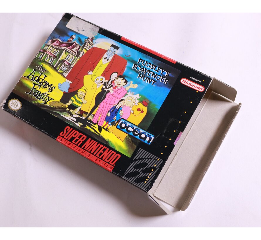 SNES - Addams Family Pugsley's Scavenger Hunt - USA - Boxed CIB