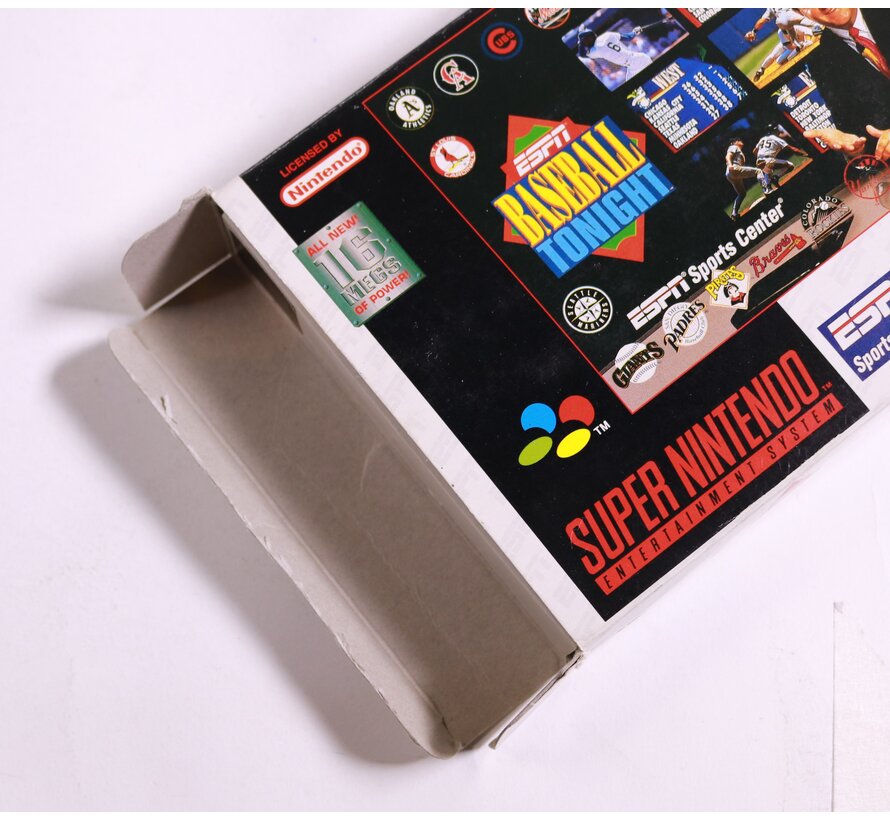 SNES - ESPN Baseball Tonight - Boxed CIB