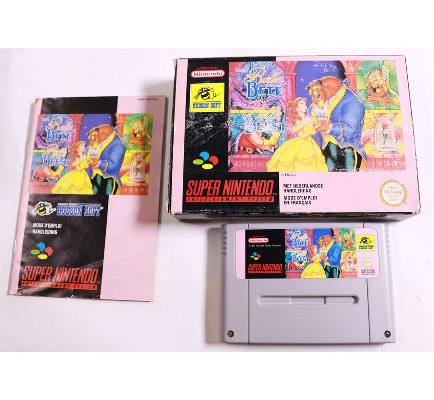 SNES - Beauty & The Beast - Boxed CIB