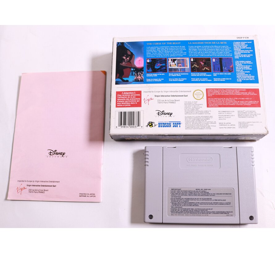 SNES - Beauty & The Beast - Boxed CIB