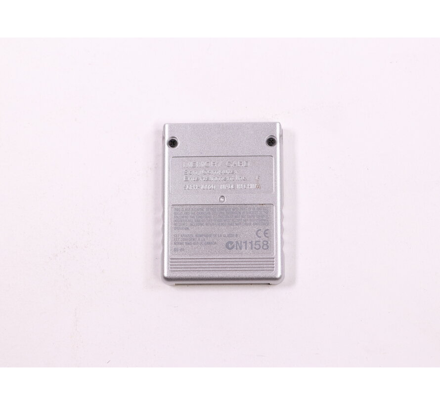 Playstation 2 - 8 MB Memory Card - Origineel (Grijs)