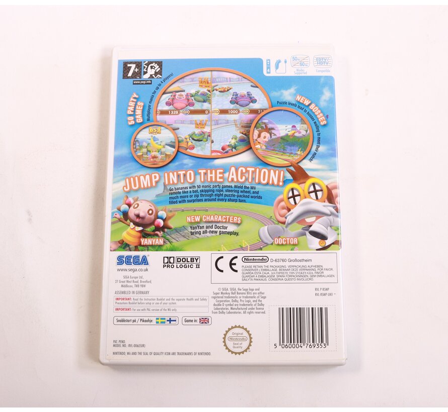 Wii - Super Monkey Ball: Banana Blitz