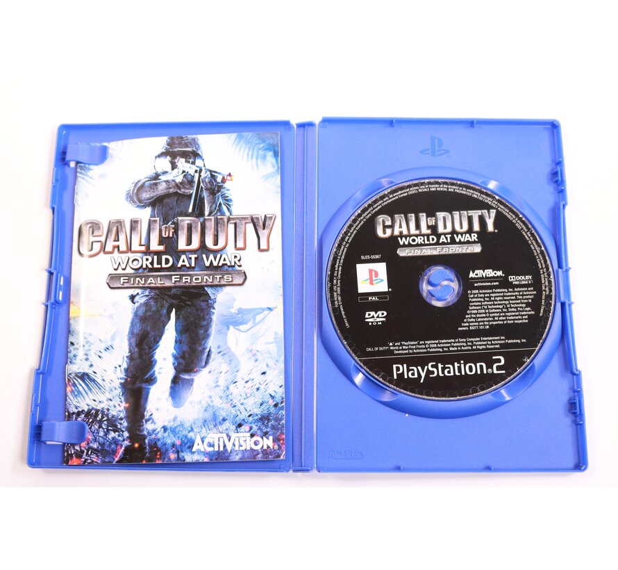 Playstation 2 - Call of Duty World At War Final Fronts