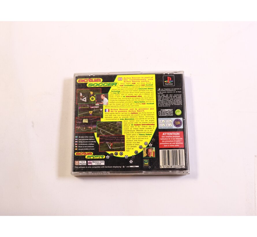 Playstation 1 - Actua Soccer