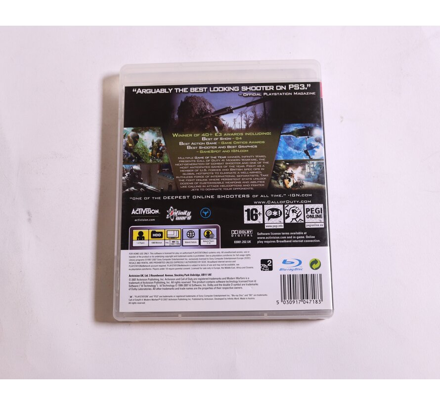 Playstation 3 - Call of Duty 4 Modern Warfare