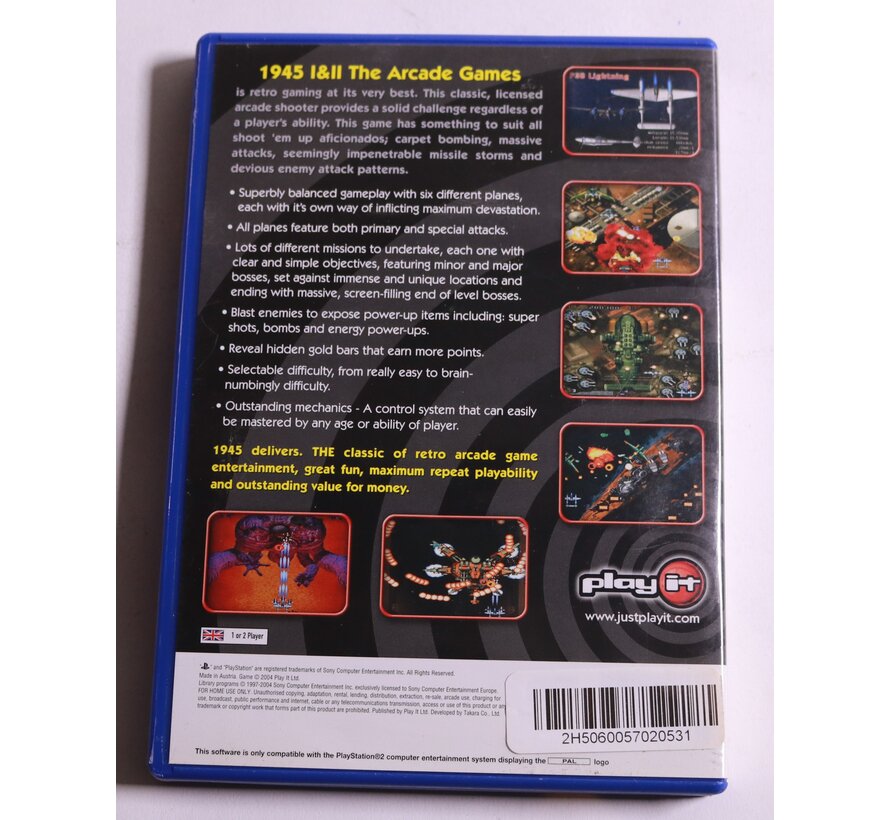 Playstation 2 - 1945 I & II The Arcade Games