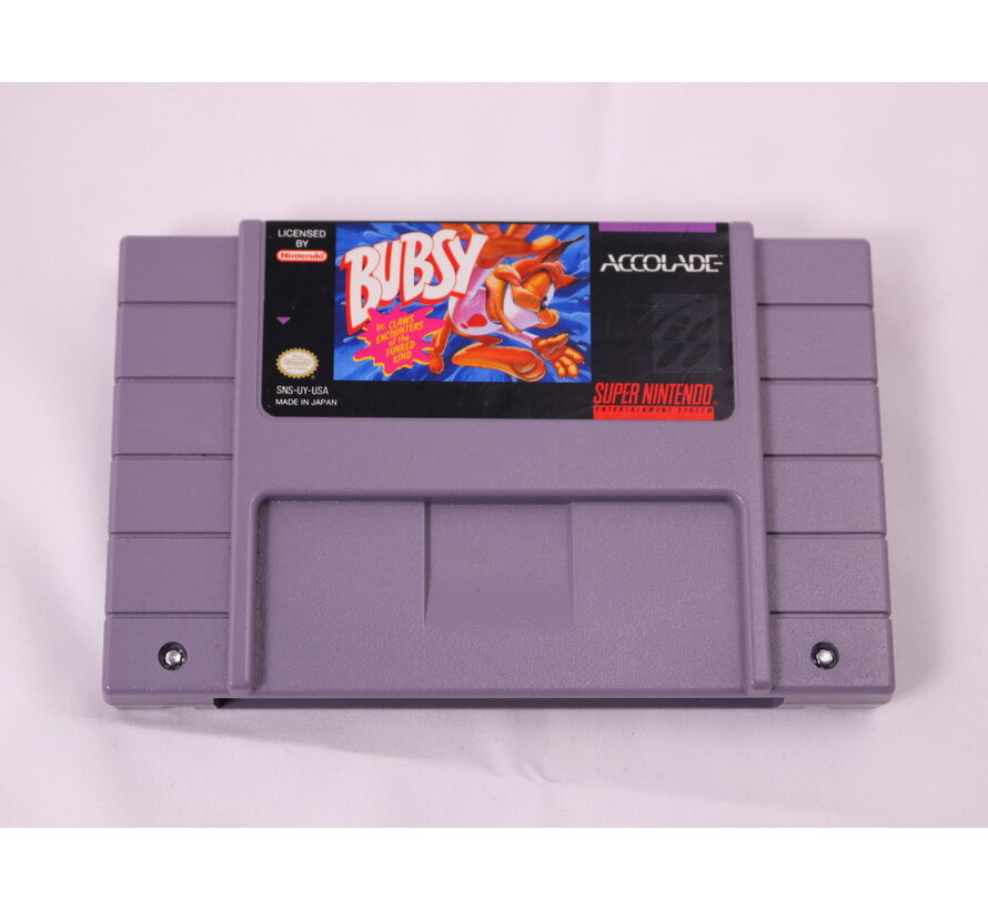 SNES - Bubsy - USA