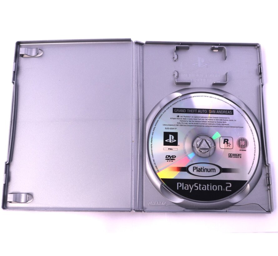 Playstation 2 - Grand Theft Auto: San Andreas [Platinum]  [No Manual]