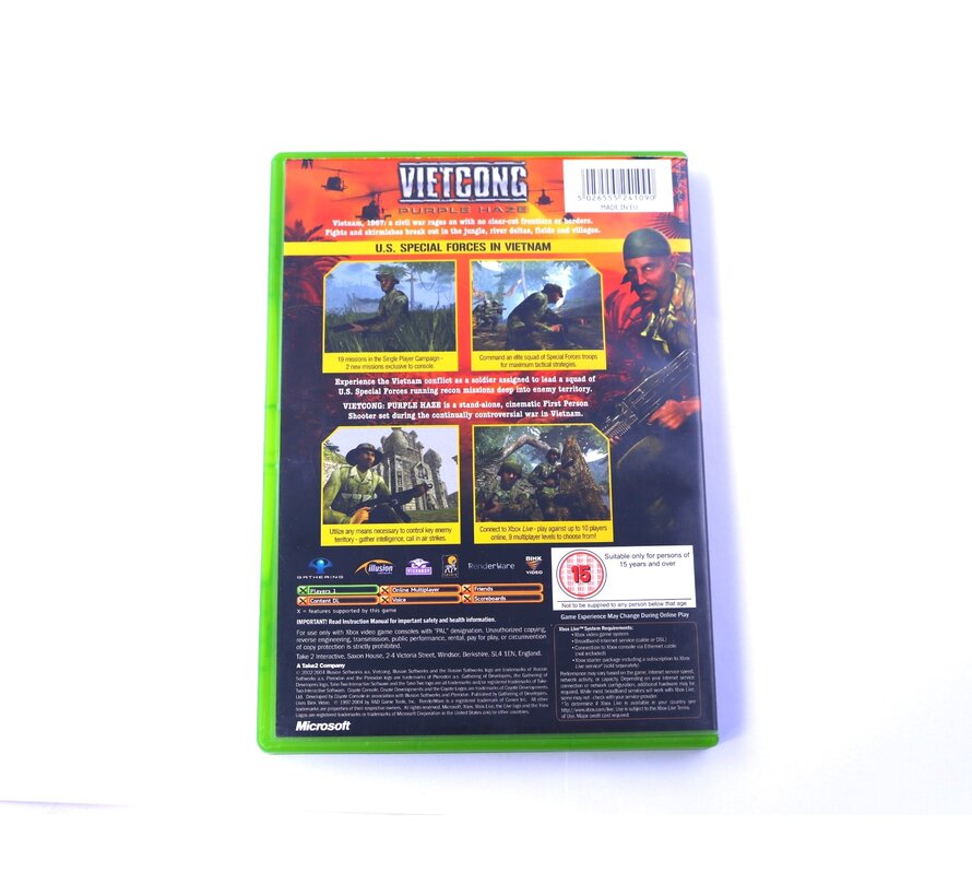 Xbox Classic - Vietcong: Purple Haze