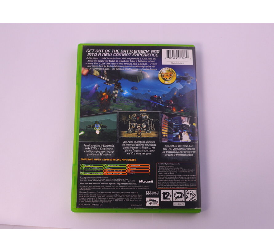 Xbox Classic - MechAssault 2: Lone Wolf