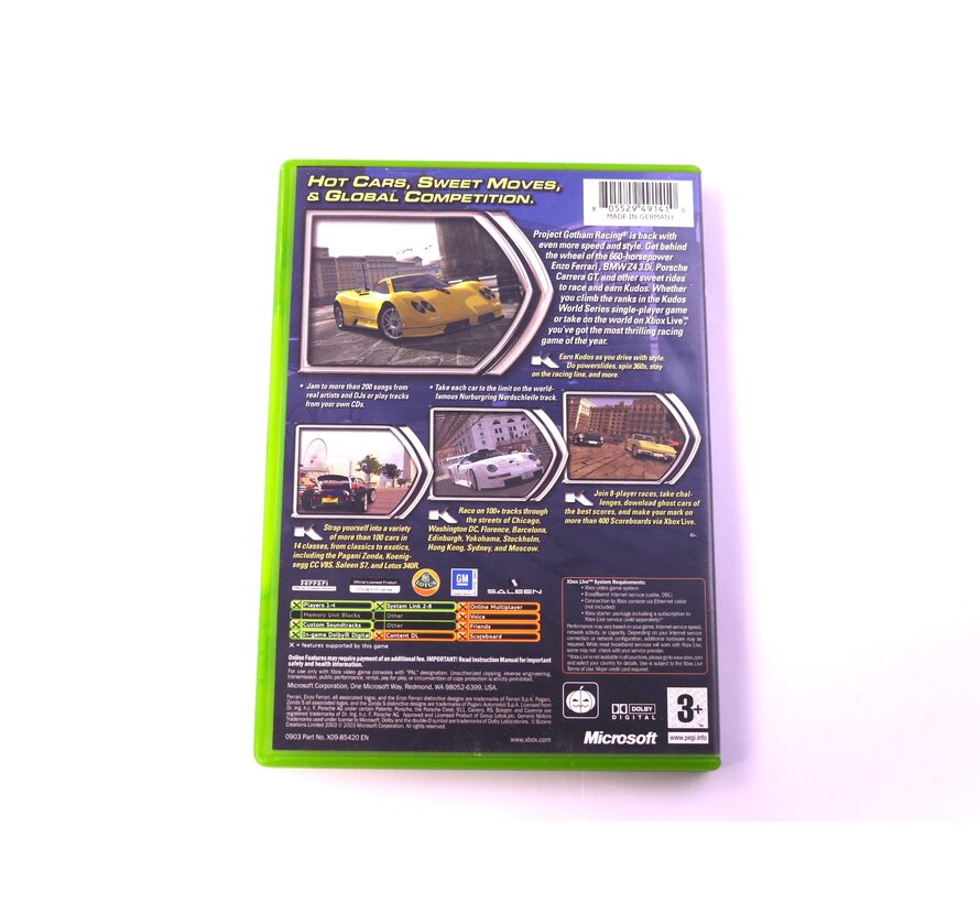 Xbox Classic - Project Gotham Racing 2