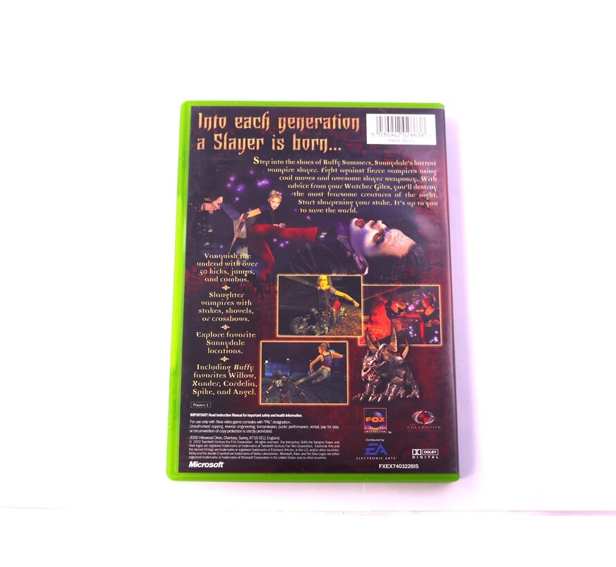 Xbox Classic - Buffy The Vampire Slayer