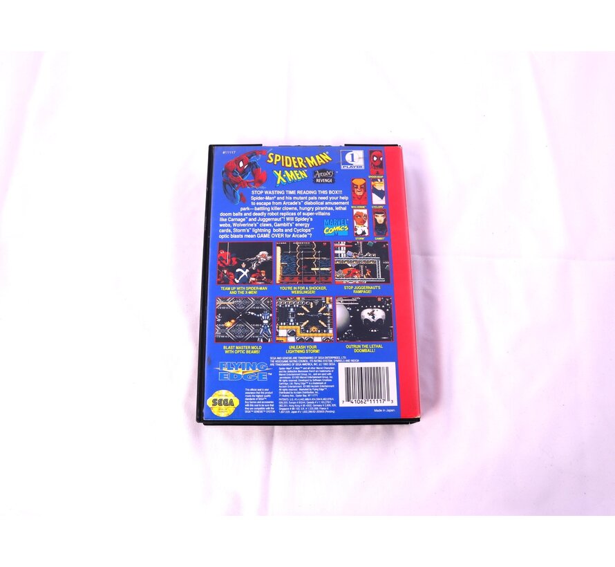 SEGA GENESIS - Spider-Man and the X-Men in Arcade's Revenge