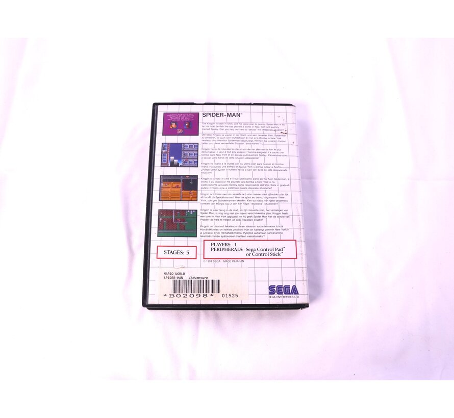 SEGA Master System - Spider-Man [No Manual]