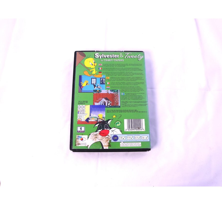 SEGA Genesis - Sylvester and Tweety in Cagey Capers