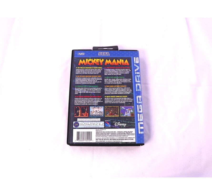 SEGA Mega Drive - Mickey Mania [Met Boekje]