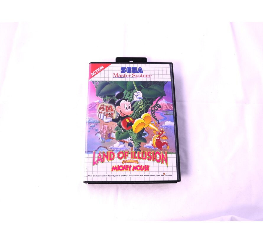 SEGA Master System - Land of Illusion Starring Mickey Mouse [Met Boekje]