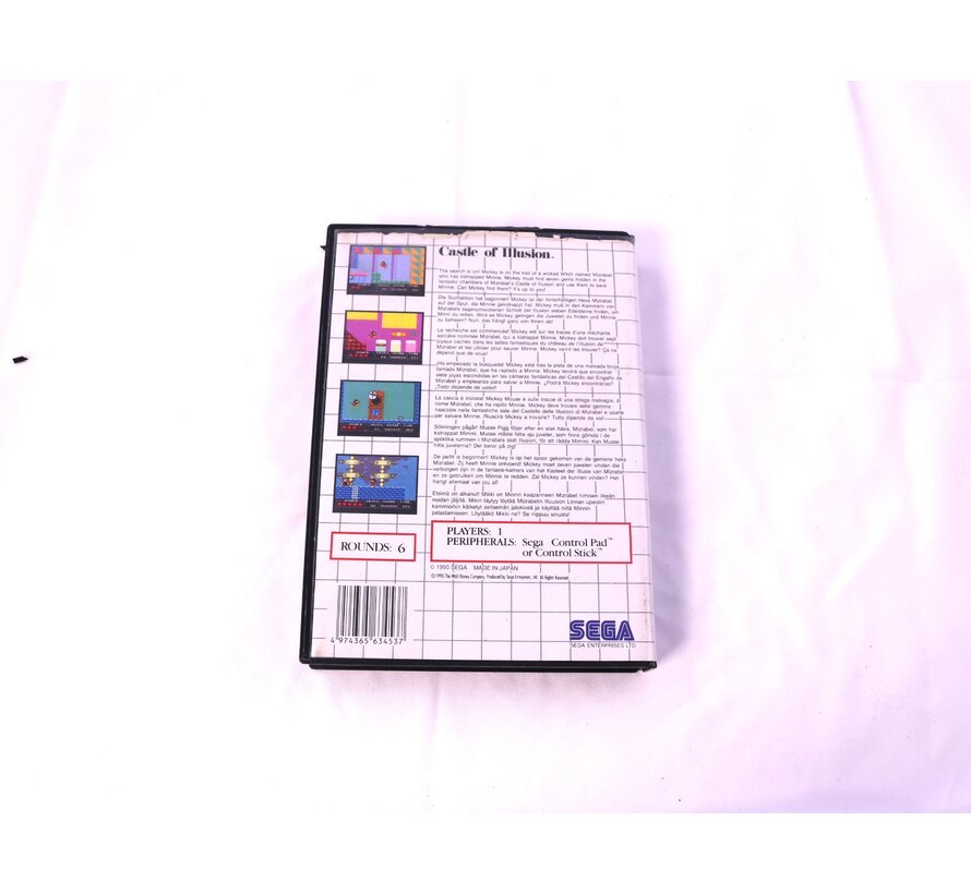 SEGA Master System - Castle of Illusion Starring Mickey Mouse [No Manual]