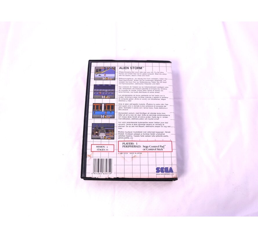 SEGA Master System - Alien Storm [No Manual]