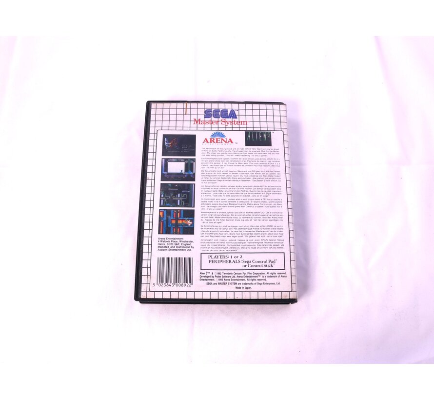 SEGA Master System - Alien 3 [No Manual]