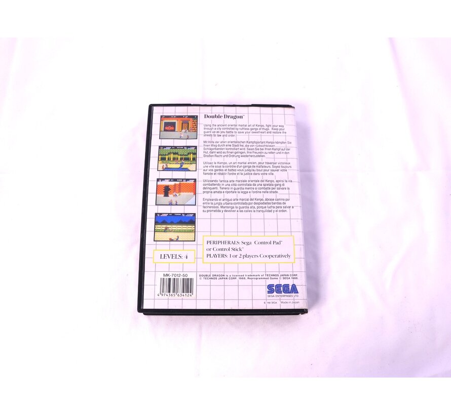 SEGA Master System - Double Dragon [No Manual]