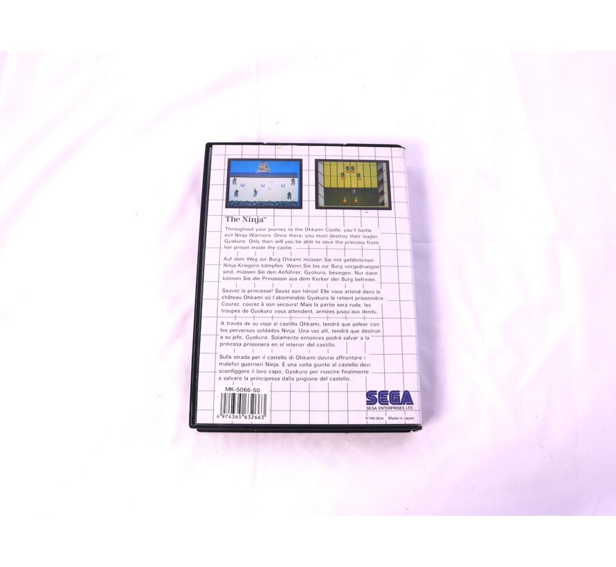 SEGA Master System - The Ninja [No Manual]