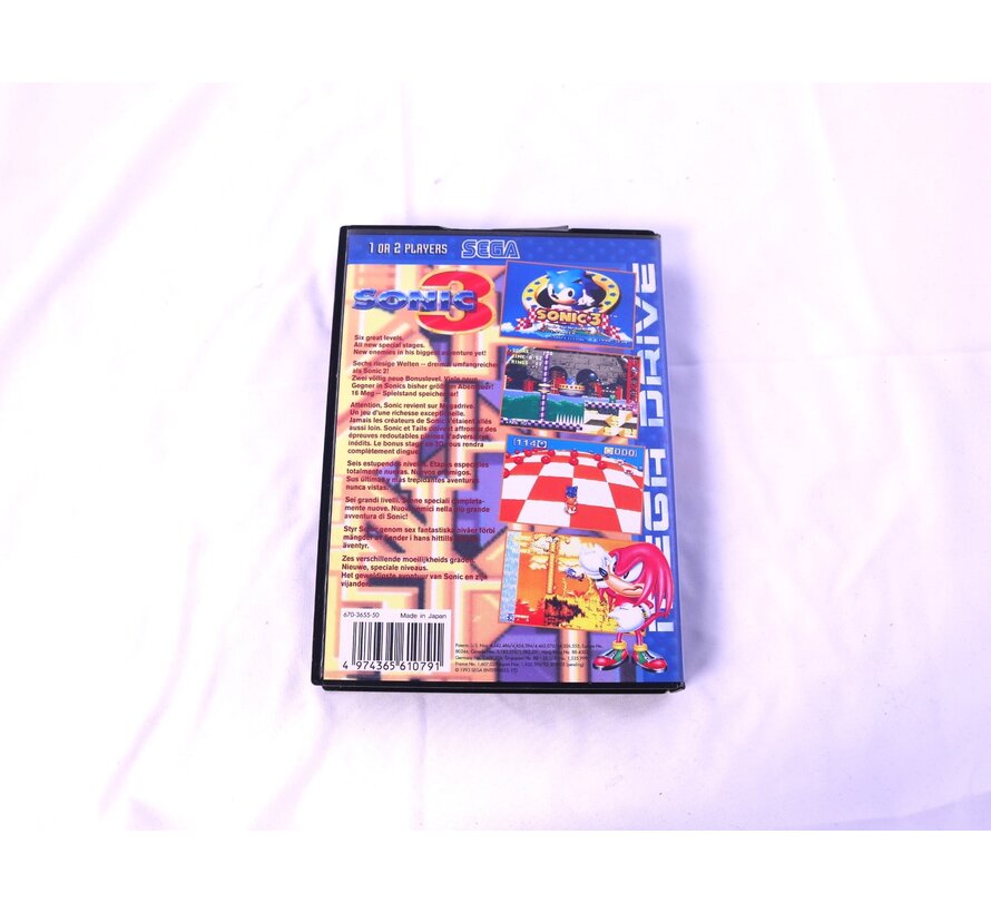 SEGA Mega Drive - Sonic the Hedgehog 3