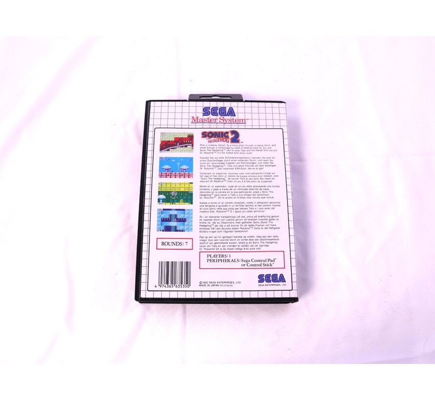 SEGA Master System - Sonic The Hedgehog 2 [No Manual]