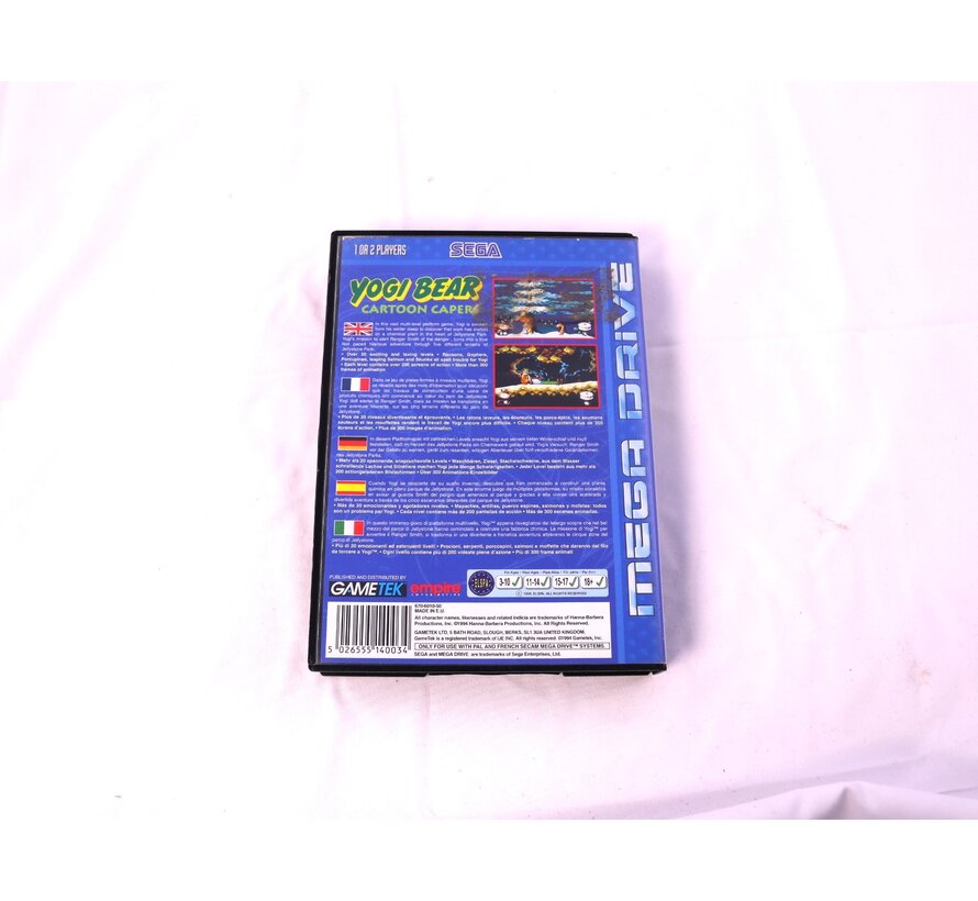 SEGA Mega Drive - Yogi Bear: Cartoon Capers