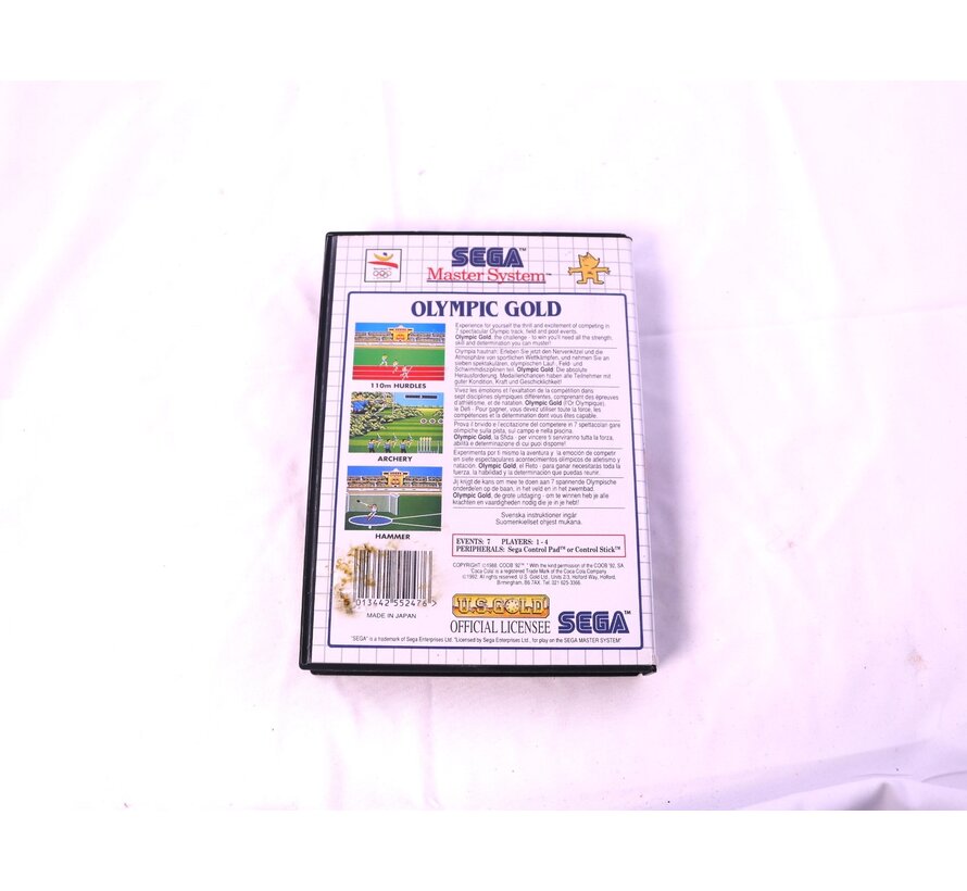 SEGA Master System - Olympic Gold Barcelona 92 [No Manual]