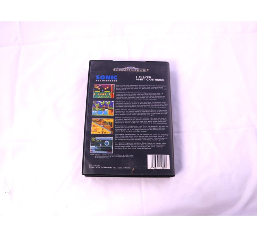 SEGA Mega Drive - Sonic the Hedgehog