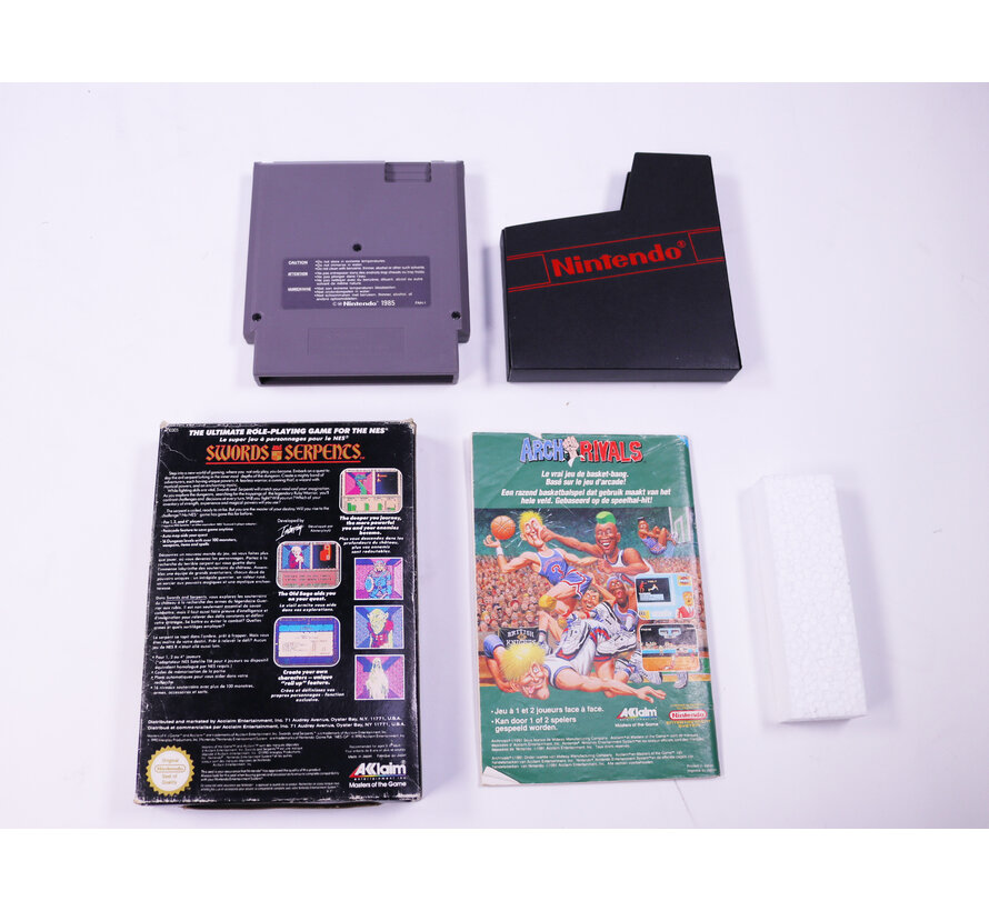 NES - Swords And Serpents - Boxed CIB