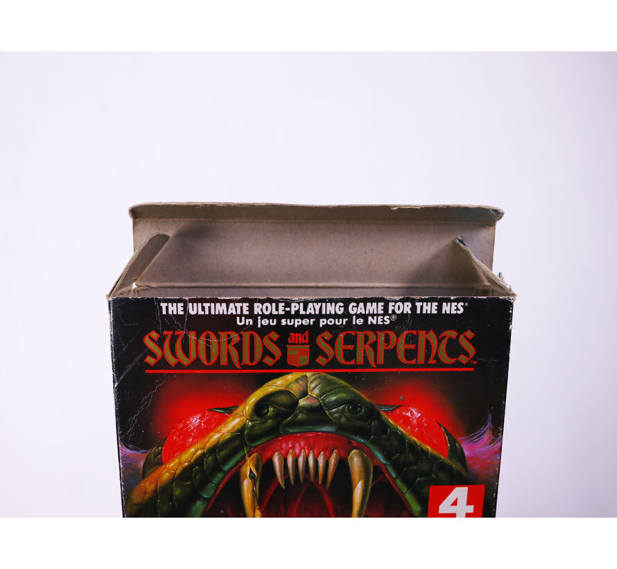 NES - Swords And Serpents - Boxed CIB