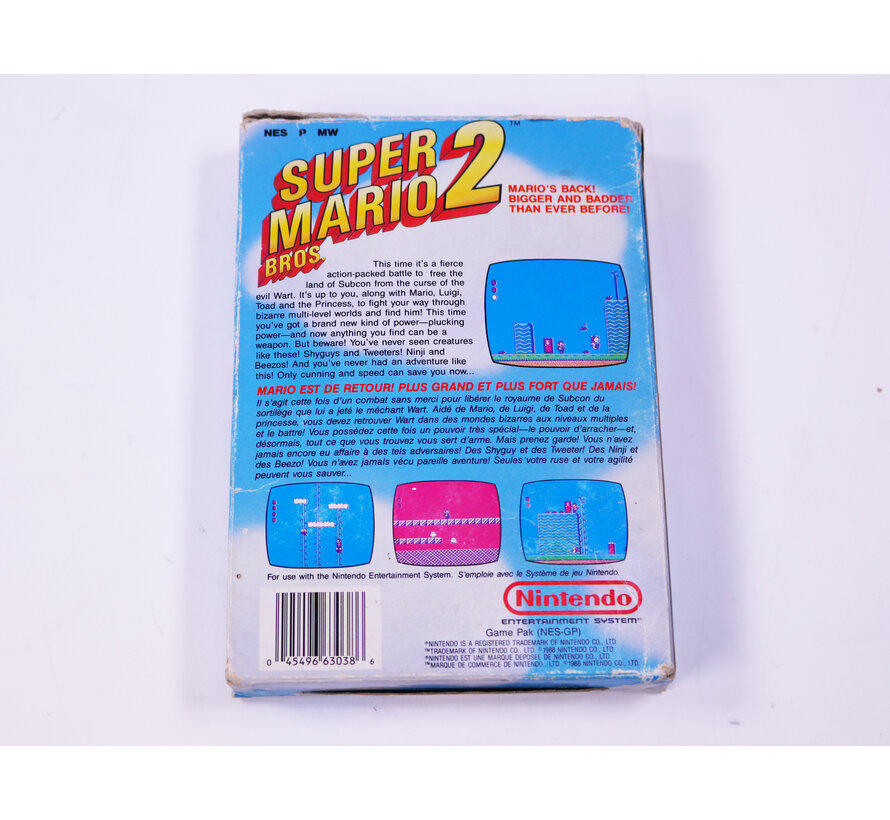 NES - Super Mario Bros 2 - Boxed CIB