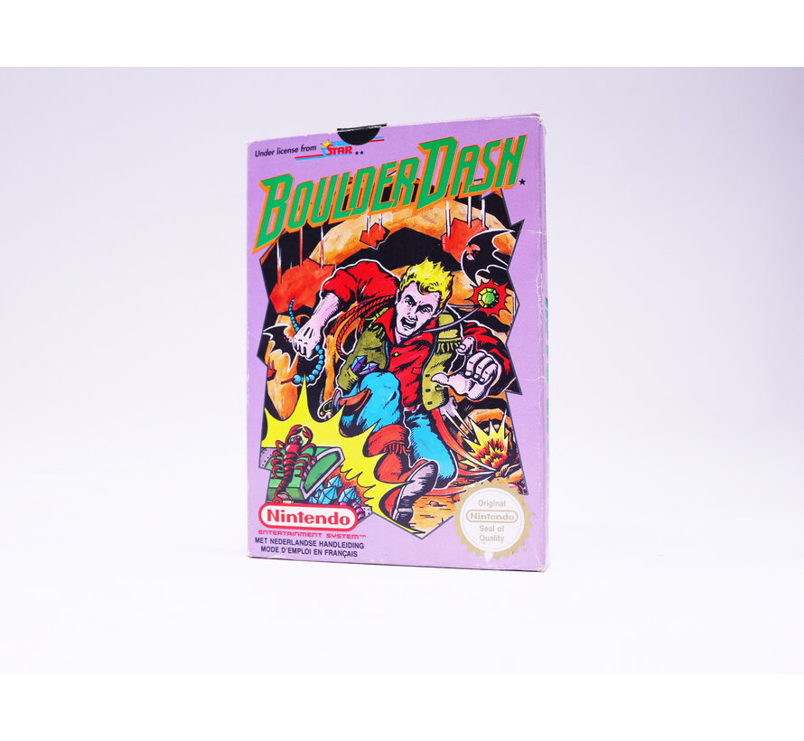 NES - Boulder Dash - Boxed CIB