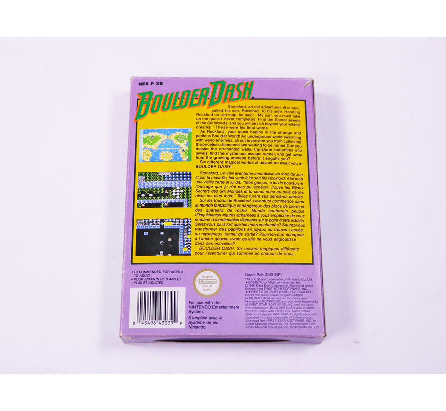 NES - Boulder Dash - Boxed CIB