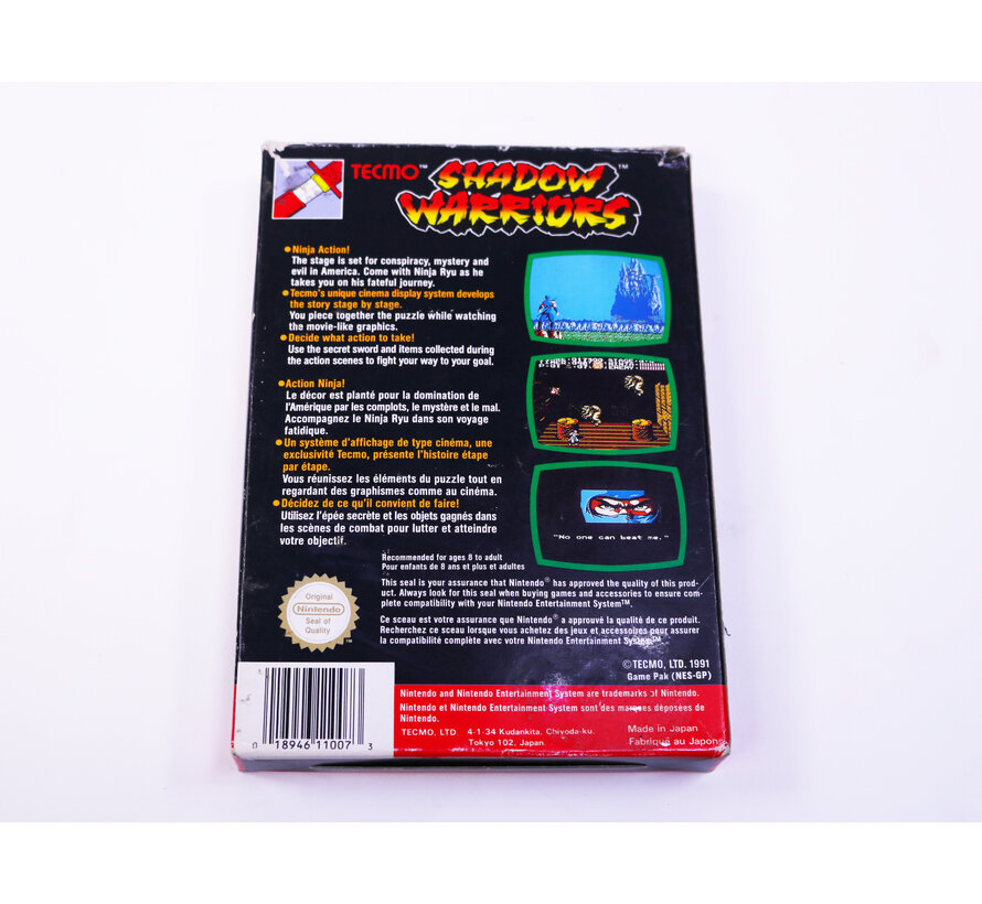NES - Shadow Warriors - Boxed CIB