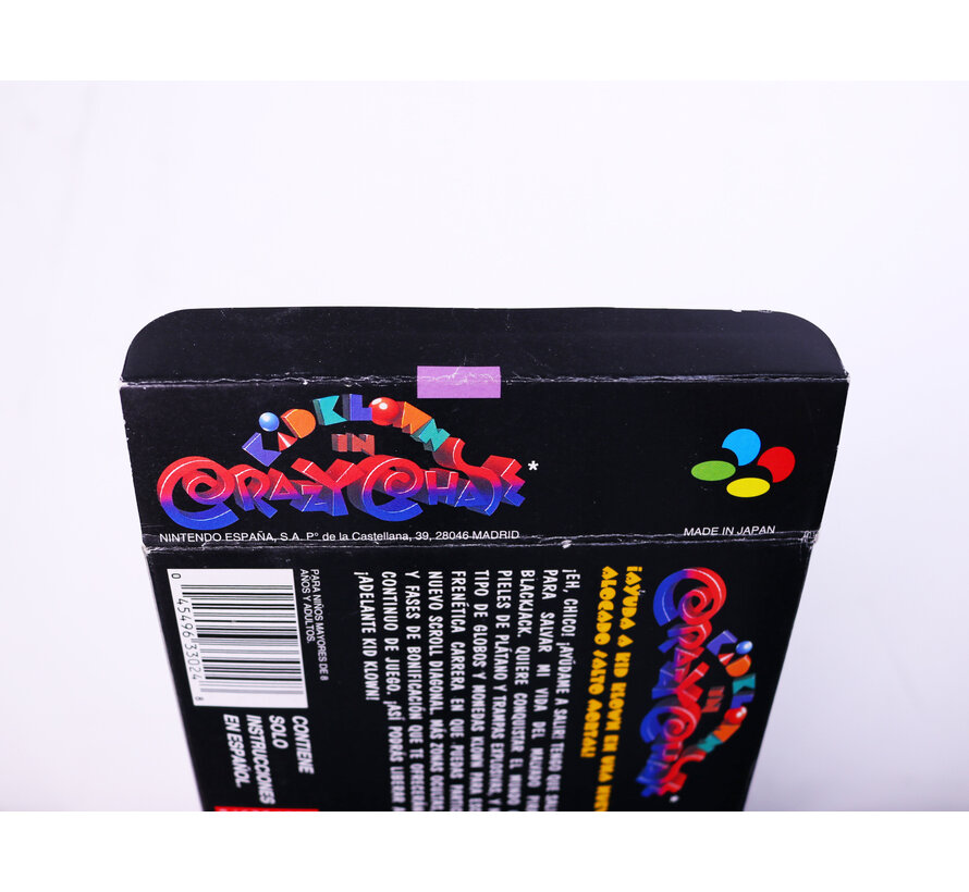 SNES - Kid Klown in Crazy Chase - Boxed CIB