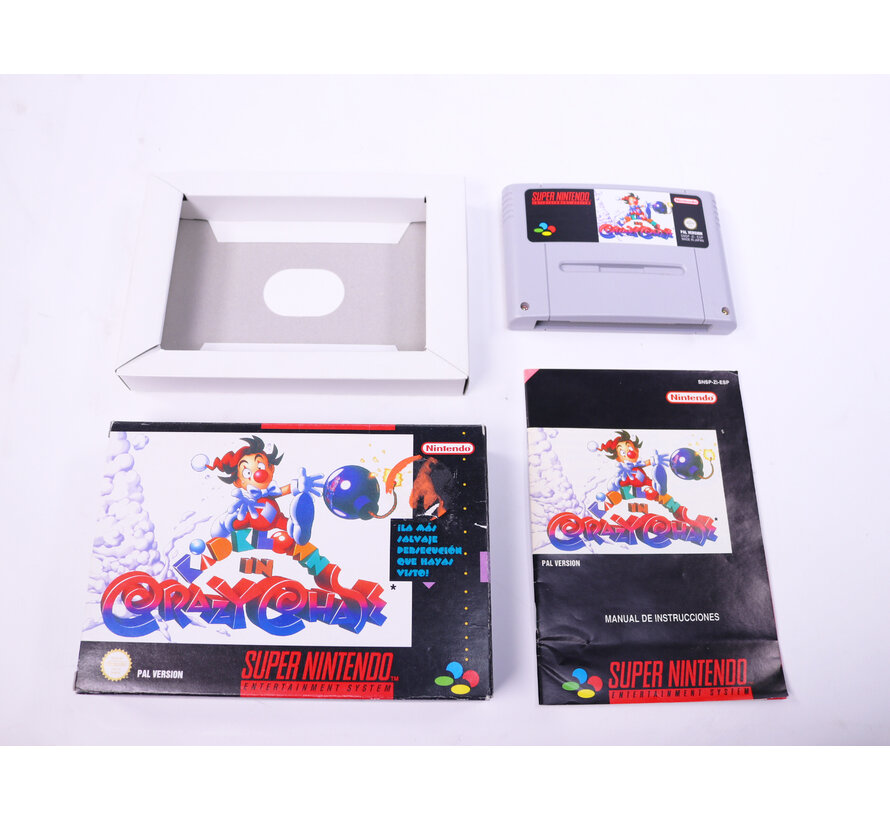 SNES - Kid Klown in Crazy Chase - Boxed CIB