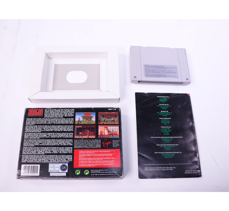 SNES - Dragon: The Bruce Lee Story - Boxed CIB