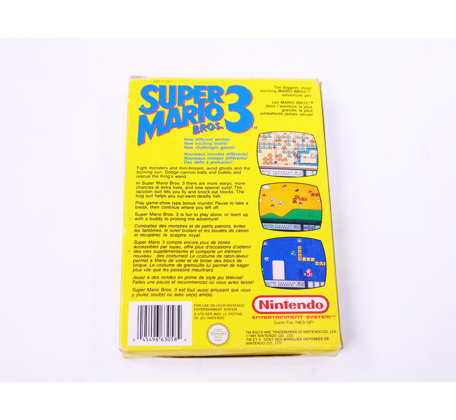 NES - Super Mario Bros 3 - Boxed CIB